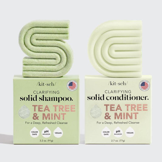 Clarifying Tea Tree & Mint Shampoo + Conditioner Combo