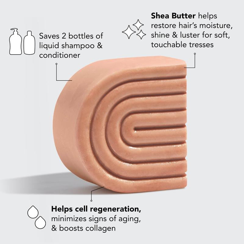 Transform Your Hair with Our Luxurious Shea Butter Conditioner Bar - Eco-Friendly & Nourishing