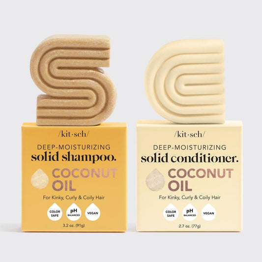 Revitalize Your Hair with Kitsch Coconut Oil Shampoo & Conditioner Duo!