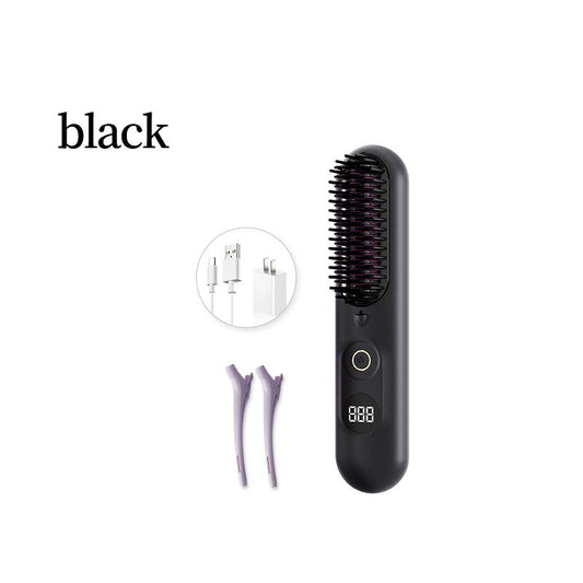 Transform Your Hair in 10 Seconds: Ultimate Anti-Frizz Straightening Brush with Negative Ion Technology
