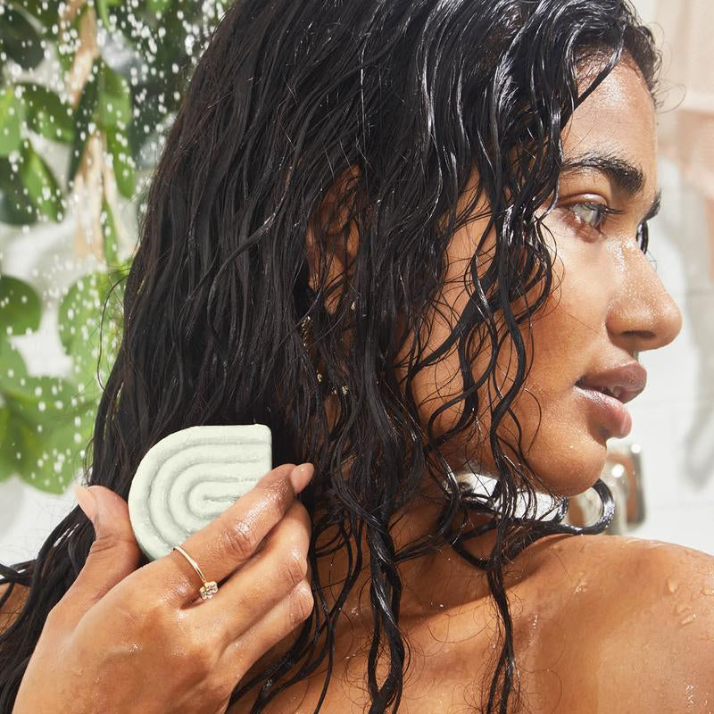 Revitalize Your Hair Naturally with Kitsch Rosemary & Biotin Shampoo & Conditioner Bar Set - Paraben Free, Eco-Friendly, Perfect for All Hair Types