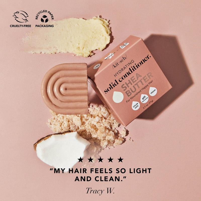 Transform Your Hair with Our Luxurious Shea Butter Conditioner Bar - Eco-Friendly & Nourishing